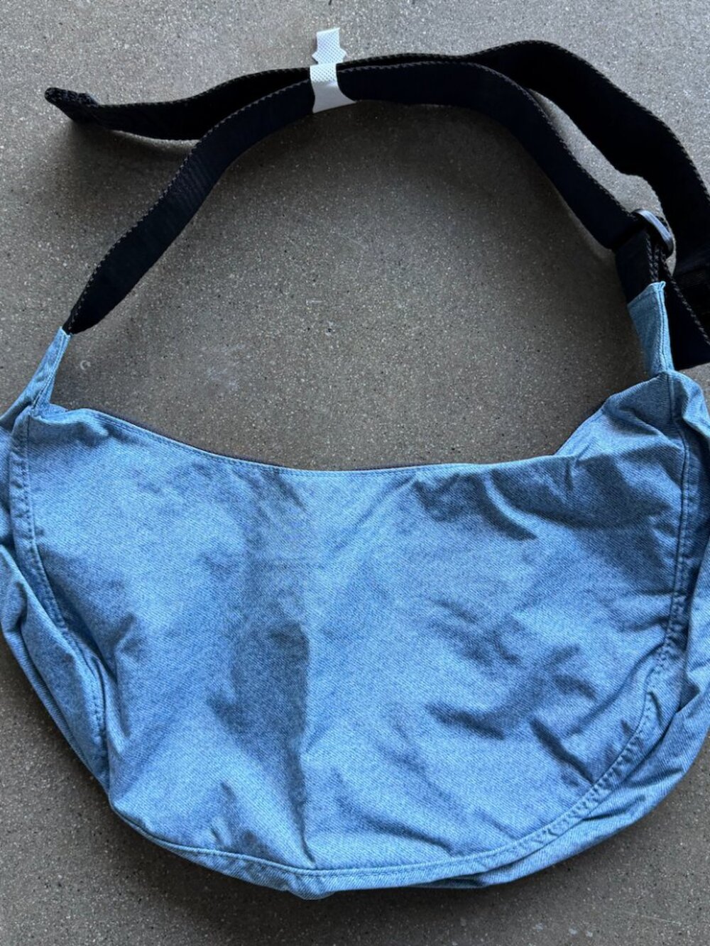 BRAND NEW DIGITAL DENIM CRESCENT BAG NEW WITH TAGS